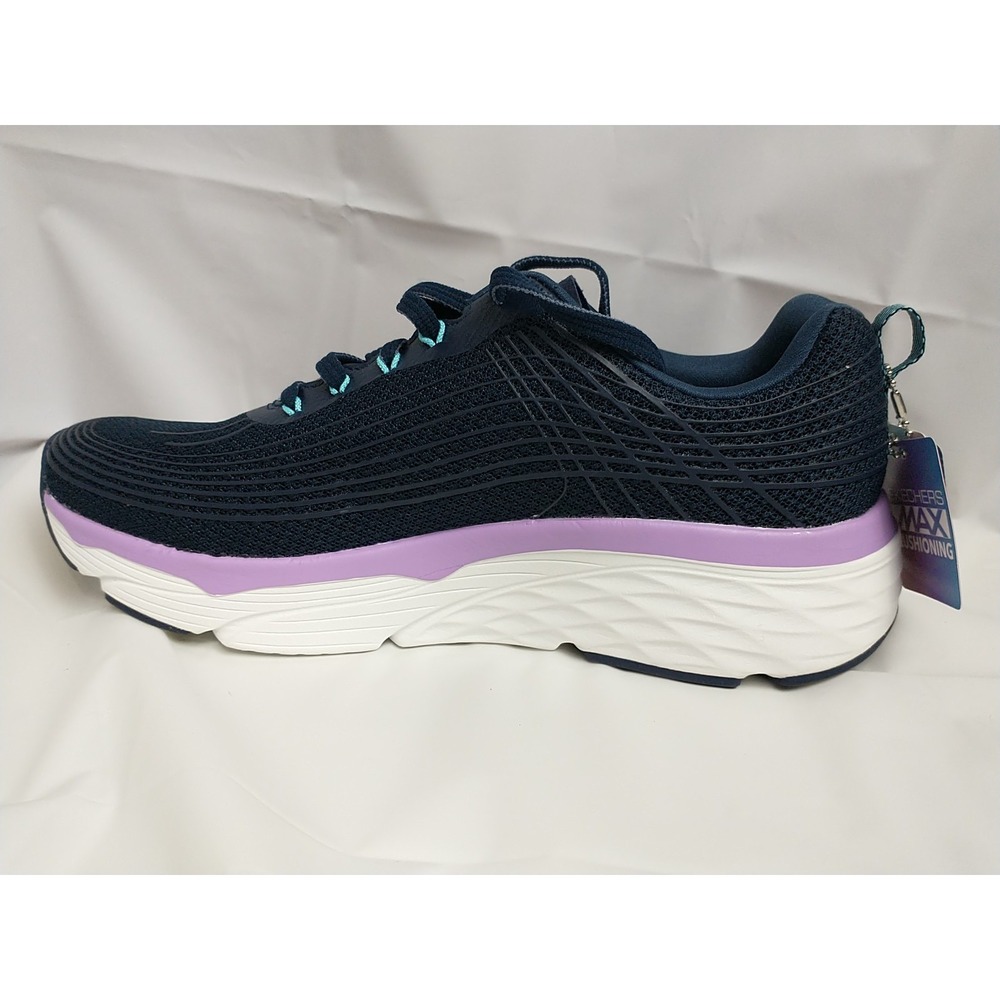SKECHERS WOMEN'S MAX CUSHIONING ELITE 17693NVLV RUNNING SHOES Size 11 Ortholite - Picture 7 of 16